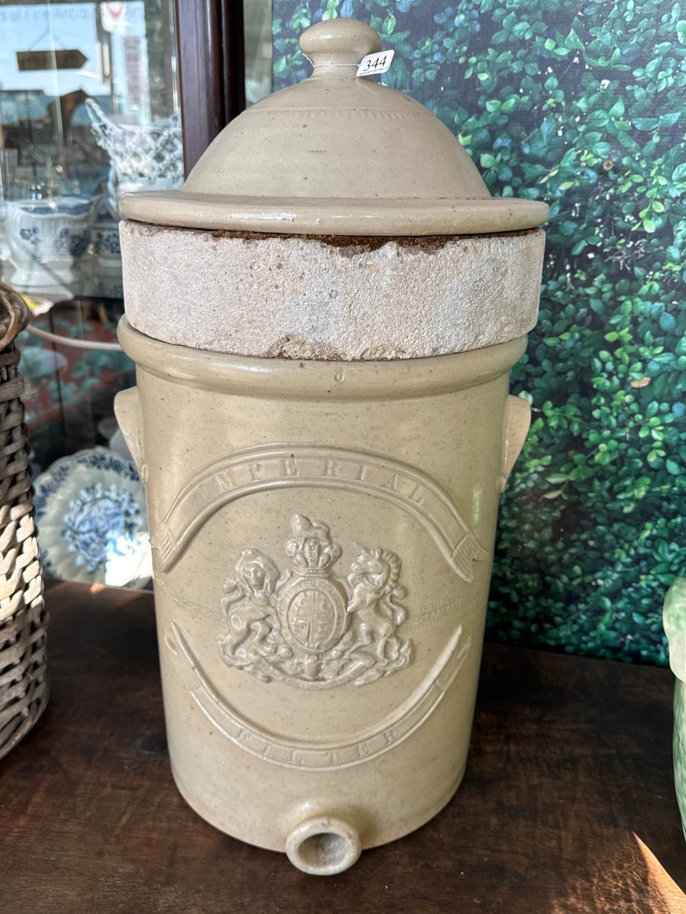 Large Australian Pottery 'IMPERIAL FILTER' complete with stone Filter, latter 19th century