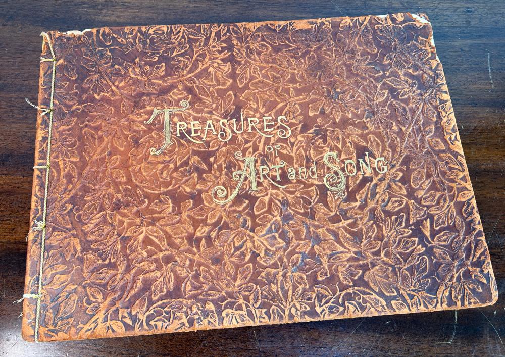 "Treasures of Art and Song", embossed gift album, Nuremberg, late 19th to early 20th century