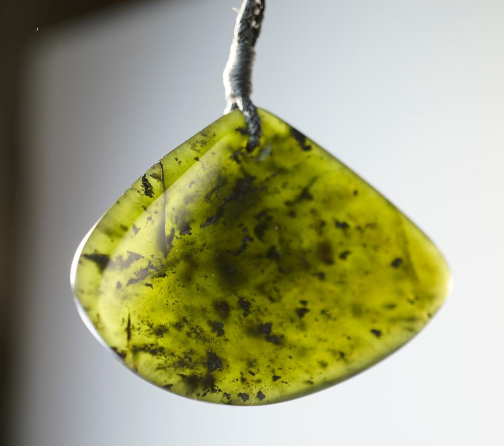 New Zealand Greenstone Bowenite Pounamu Pendant,