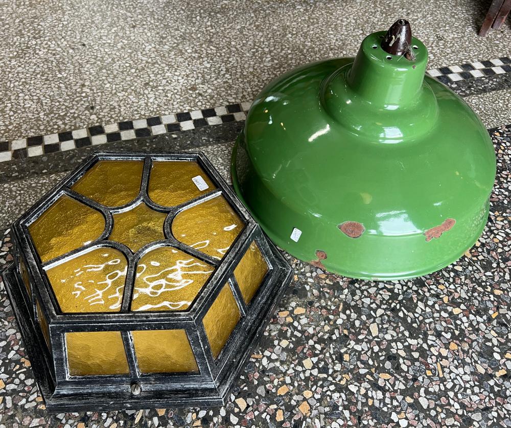 Two Light Fittings, early to mid 20th century