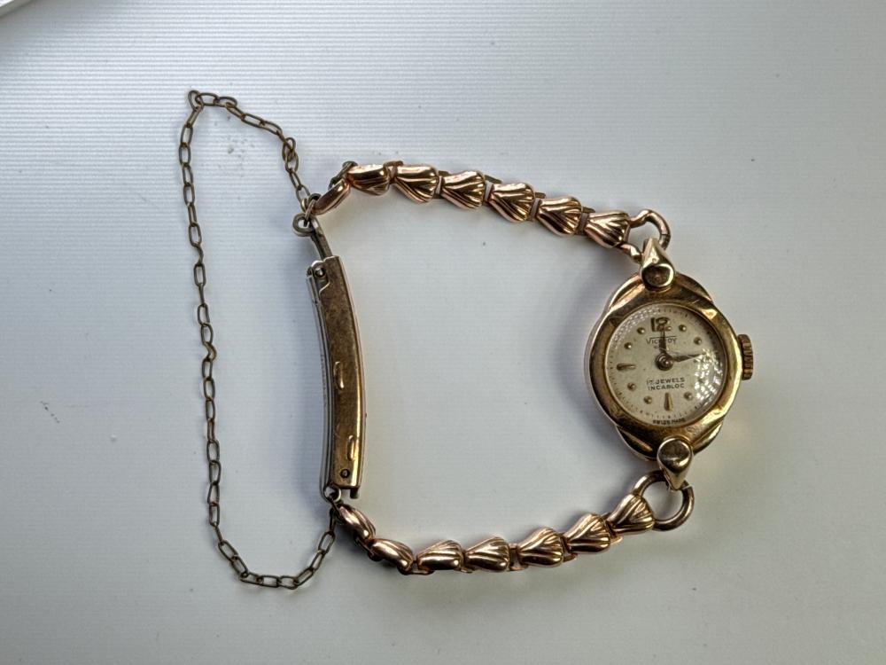 Viceroy Swiss Ladies Wristwatch, 9ct Gold Case, Early 20th Century