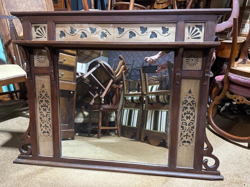 Overmantel mirror, 19th century